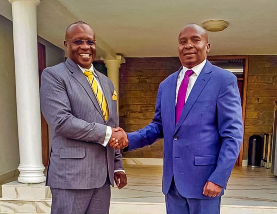 File image of Deputy President Kithure Kindiki and MP Owen Baya